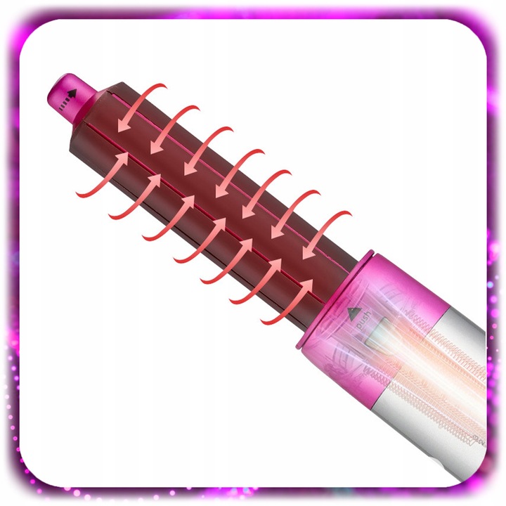 Lokówko-suszarka 5w1 Wielofunkcyjna JONIZACJA SZCZOTKA LOKI REGULACJA 1000W