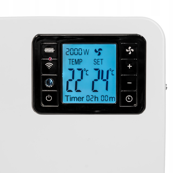 GRZEJNIK ELEKTRYCZNY KONWEKTOROWY TERMOSTAT FARELKA MOC 2000W WIFI 4