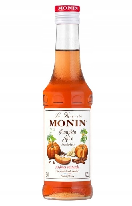 Syrop smakowy do kawy koktajli - MONIN PUMPKIN SPICE-korzenno-dyniowy 250ml