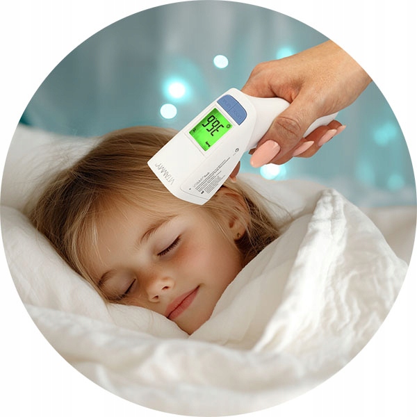 TERMOMETR BEZDOTYKOWY ELEKTRONICZNY NA PODCZERWIEŃ VITAMMY FLASH CERTYFIKAT