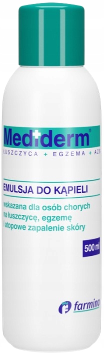 MEDIDERM emulsja do kąpieli ŁUSZCZYCA EGZEMA 500 ml