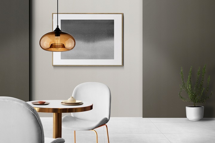 SZKLANA LAMPA SUFITOWA WISZĄCA ŻYRANDOL E27