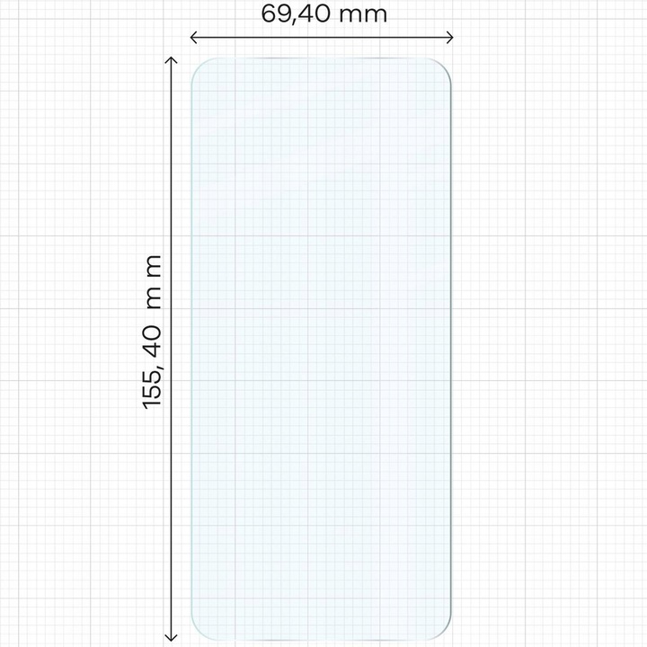 Szkło hartowane ochronne na ekran Bizon do Xiaomi Poco X6 Pro/X7 Pro, 2szt