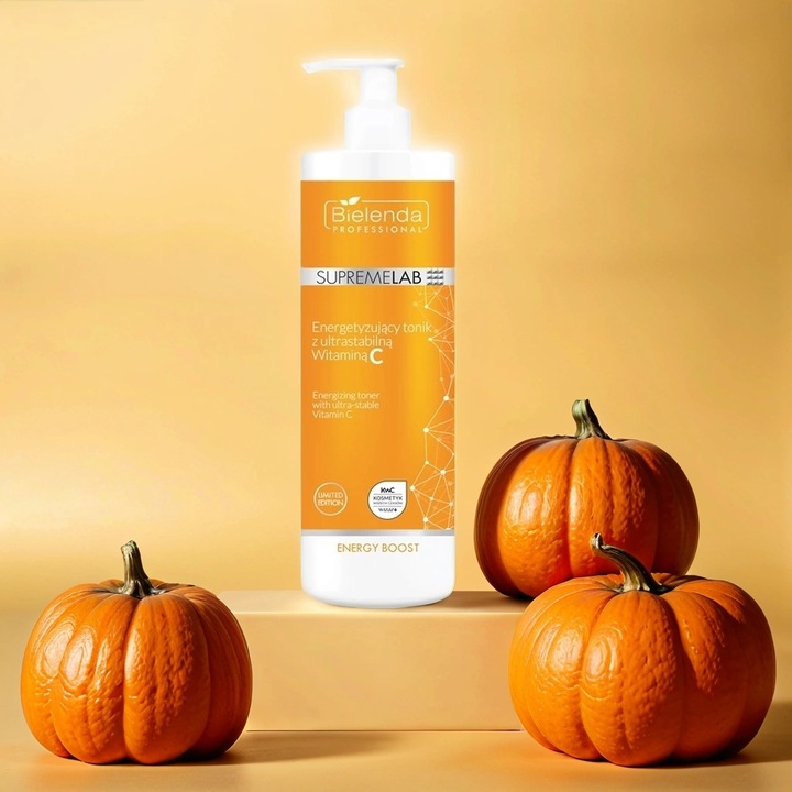 TONIK DO TWARZY BIELENDA SUPREMELAB ENERGETYZUJĄCY Z WITAMINĄ C 500ML