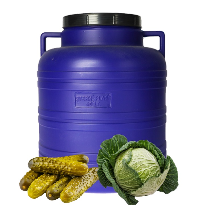 BECZKA POJEMNIK STERK 40L DO KISZENIA OGÓRKÓW KAPUSTY+ATEST