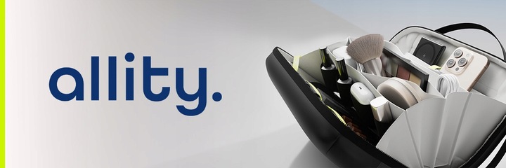 Allity organizer podróżny na elektronikę kosmetyki akcesoria pojemy czarny