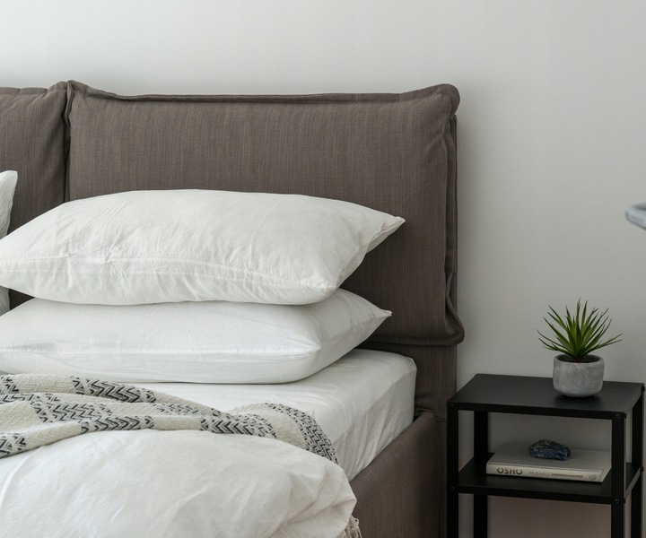 POŚCIEL HOTELOWA 160x200 cm BIAŁA BAWEŁNA 140 gr + POSZEWKA 70x80 cm