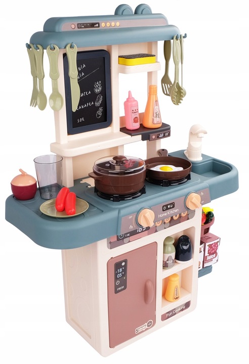 KUCHNIA DLA DZIECI KRAN PARA ŚWIATŁO DŹWIĘK funkcja wody 42 AKCESORIA