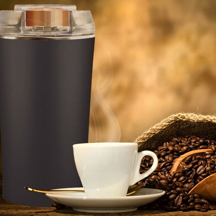 MŁYNEK DO MIELENIA KAWY ORZECHÓW PRZYPRAW ELEKTRYCZNY WYDAJNY MOCNY