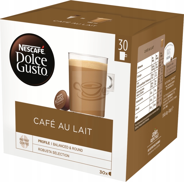 Kapsułki Nescafe Dolce Gusto Cafe au Lait 30szt