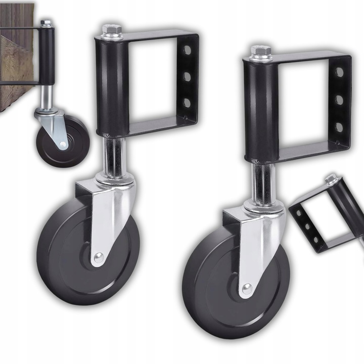 KÓŁKO KOŁO SPRĘŻYNOWE DO BRAMY OBROTOWE solidne 10CM 200KG KÓŁKA