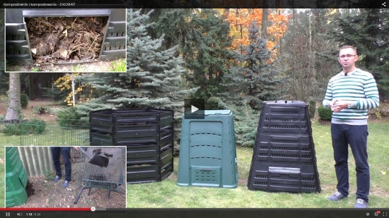 KOMPOSTOWNIK 800L DWUKOMOROWY POPRAWIONY MODEL NEW