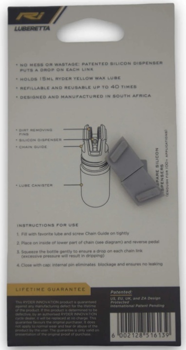 APLIKATOR DO SMAROWANIA ŁAŃCUCHA RYDER LUBERETTA