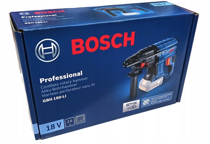Młot udarowy SDS Plus 18V akumulatorowe Bosch 2J GBH 180-LI 850W