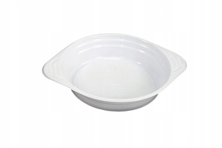 MISKI FLACZARKI PLASTIKOWE DO ZUPY 350ml BIAŁE 100szt