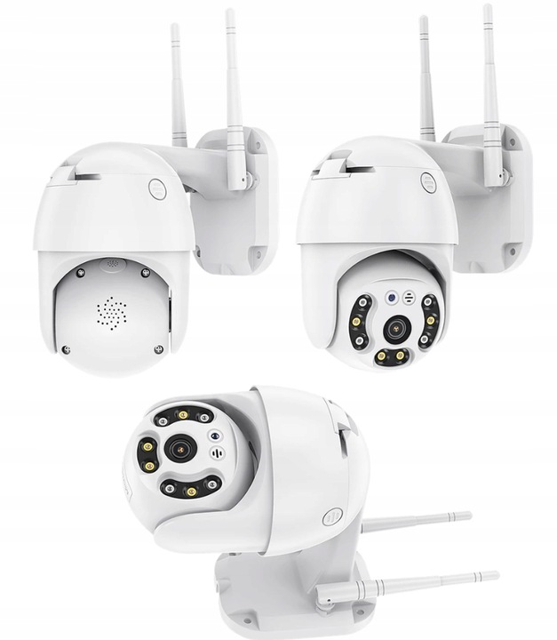 KAMERA ZEWNĘTRZNA WIFI IP OBROTOWA 4MPX MONITORING