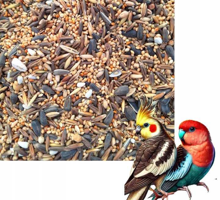 Pokarm dla papug średnich ziarno karma dla nimfy nierozłączki10 kg