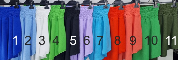 SZEROKIE luźne SPODENKI damskie SPÓDNICO SPODENKI