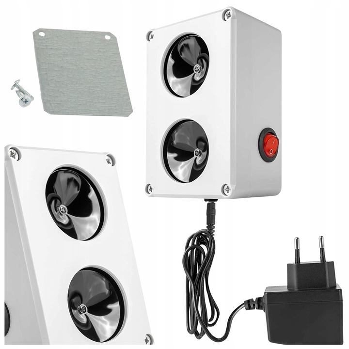 ODSTRASZACZ KUN MYSZY SZCZURÓW GRYZONI PODWÓJNY DO DOMU I OGRODU 2000