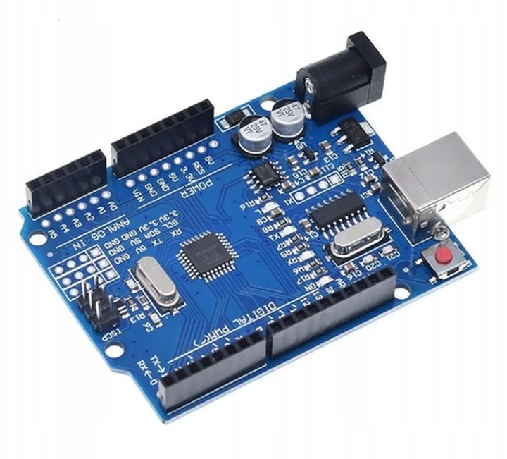 UNO R3 CH340G ZGODNE Z ARDUINO UNO R3 ATMEGA328P KLON CLONE BOARD + KABEL