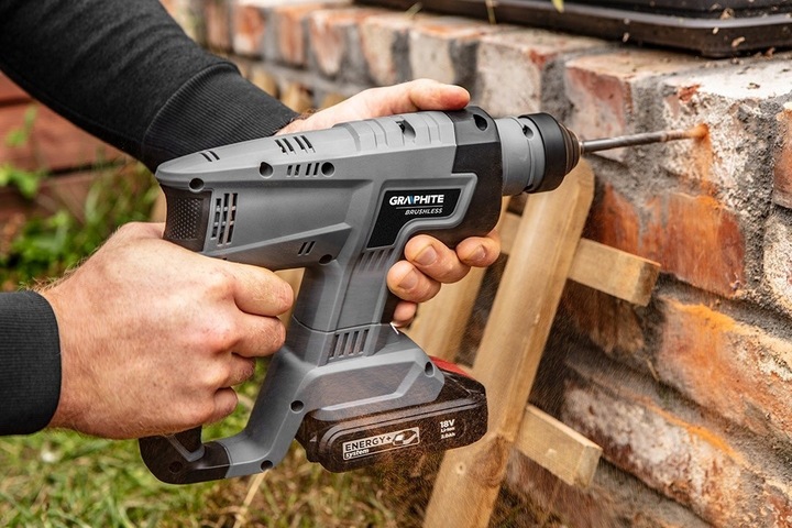 MŁOTOWIERTARKA AKUMULATOROWA BEZSZCZOTKOWA ENERGY+ BEZ AKUMULATORA GRAPHITE