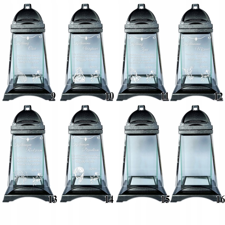 Prezent ZNICZ KAPLICZKA Na Grób dla Babci DZIADKA Dziadków z grawerem