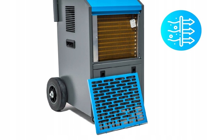 PRZEMYSŁOWY POCHŁANIACZ WILGOCI 650W BUDOWLANY OSUSZACZ POWIETRZA