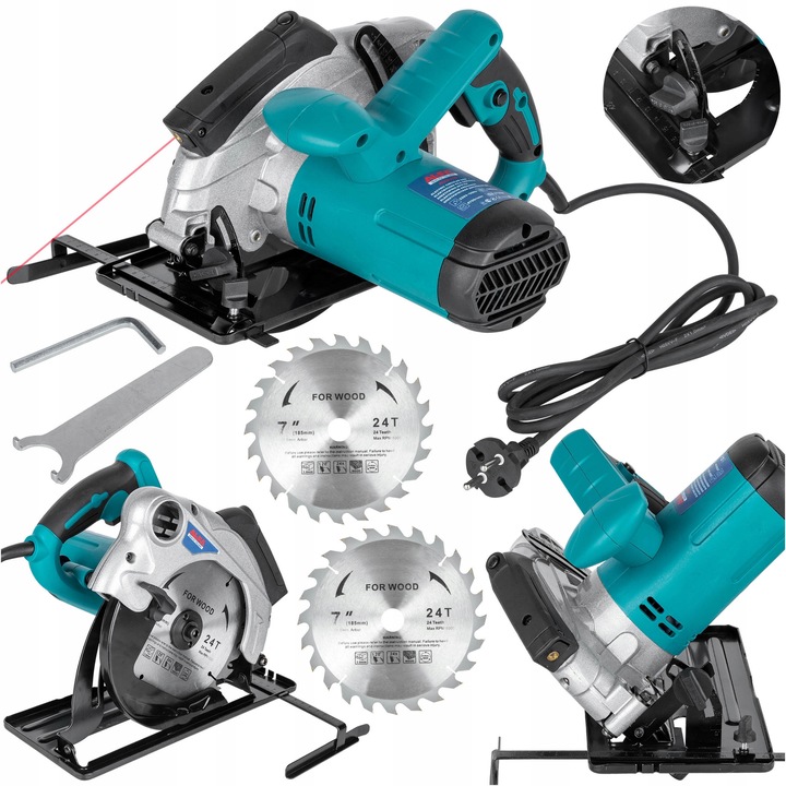 PIŁA PILARKA KRAJZEGA TARCZOWA ELEKTRYCZNA RĘCZNA DO DREWNA TARCE