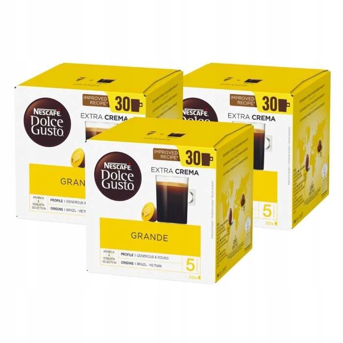 Kapsułki Nescafe Dolce Gusto Grande 3x30szt