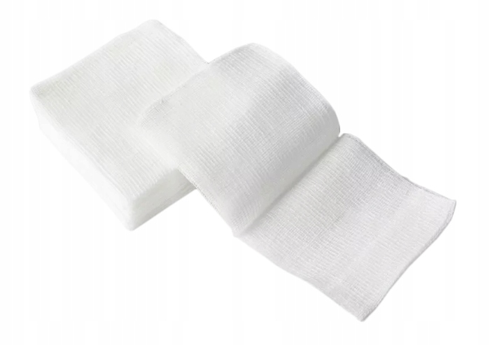 Kompres gazowy jałowy 10x10cm KOMPRI lux S pakowane po 10 BOX