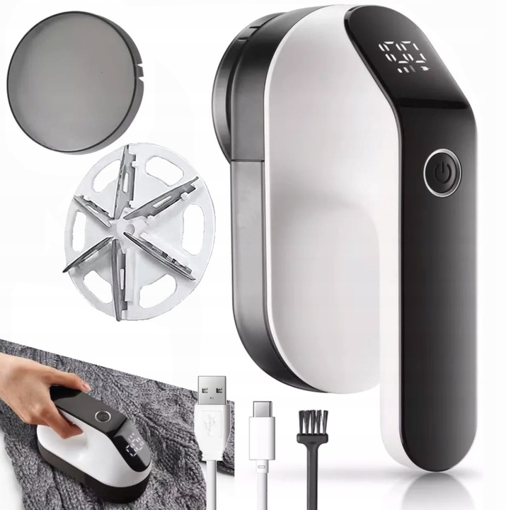 Elektryczna Golarka do Ubrań Odzieży Tkanin Tapicerki Swetrów