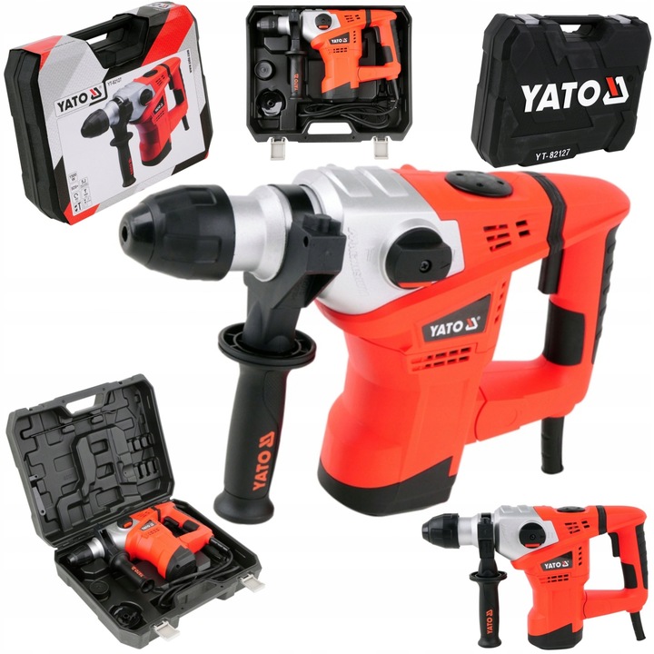 YATO MŁOTOWIERTARKA SIECIOWA SDS+ 1500W 5J MŁOT UDAROWY W WALIZCE