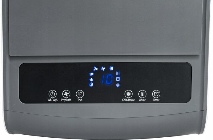 KLIMATOR KLIMATYZER PRZENOŚNY ZBIORNIK 18L 1200 m³/h CZARNY 4w1 PILOT