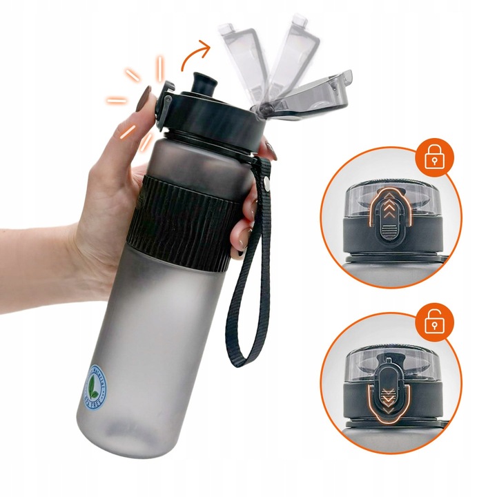 Butelka na wodę bidon tritan z blokadą BPAfree Majestic Sport 540 ml