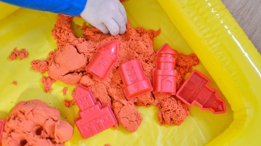 PIASEK KINETYCZNY 3kg BASEN FOREMKI zestaw 30el.