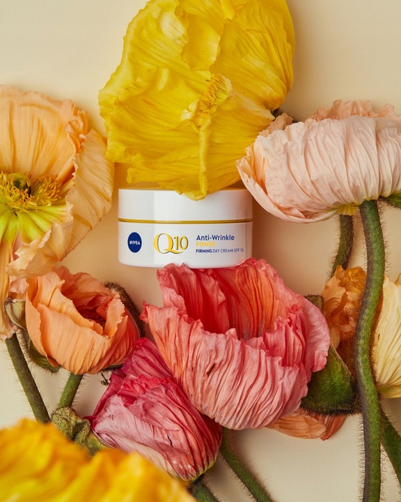 NIVEA Q10 Krem przeciwzmarszczkowy dzień noc SPF15 50ml x2 + Pod oczy 15ml