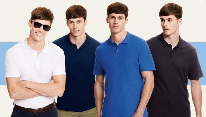 KOSZULKA POLO ORIGINAL FRUIT OF THE LOOOM White L