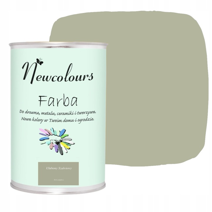 Farba do mebli Newcolours - Ulubiony Szałwiowy 900ml