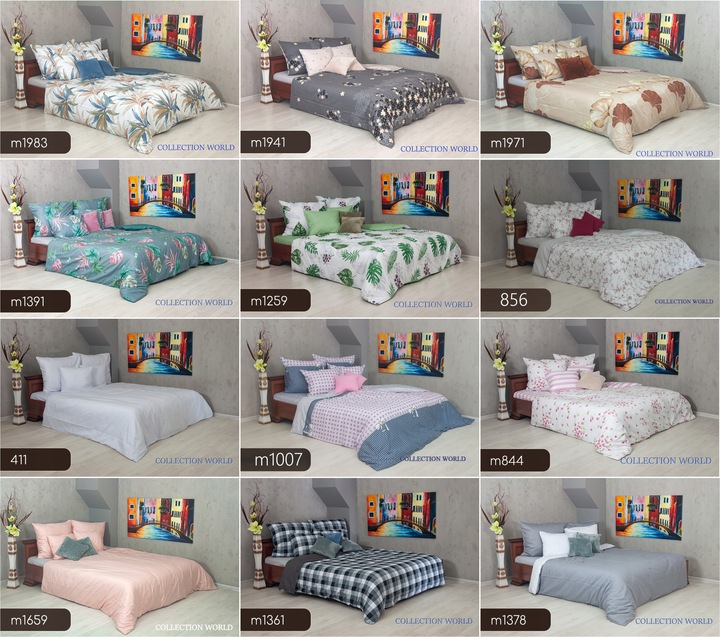 Pościel ELWAY 180x200 Bawełna Satynowa NOWE WZORY