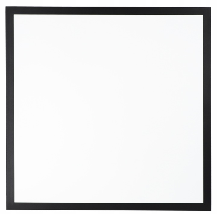 Panel LED natynkowy 60W czarny 60x60cm Plafon lampa sufitowa kwadrat