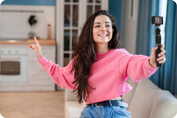 SELFIE-STICK KIJEK DO TELEFONU KAMER GOPRO STATYW SKŁADANY TRIPOD WEBSKI