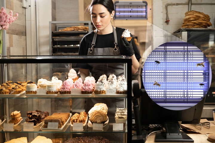 LAMPA OWADOBÓJCZA UV ŚCIENNA NO PEST NA KOMARY MUCHY ĆMY MOLE OWADY