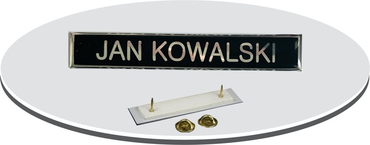 Identyfikator mundurowy Imiennik OSP polimerowy z zapięciem PINS