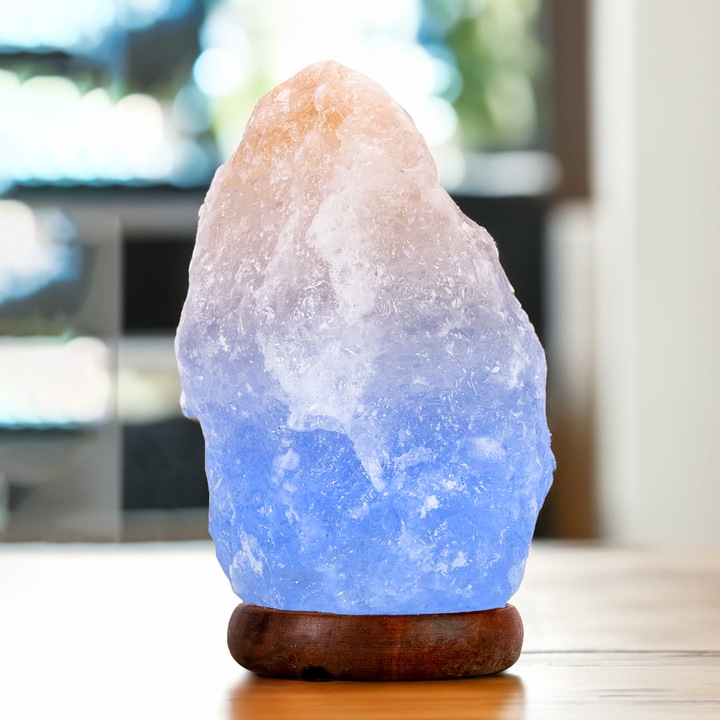 LAMPA SOLNA LAMPKA NOCNA SÓL HIMALAJSKA JONIZATOR BRYŁA SOLI USB