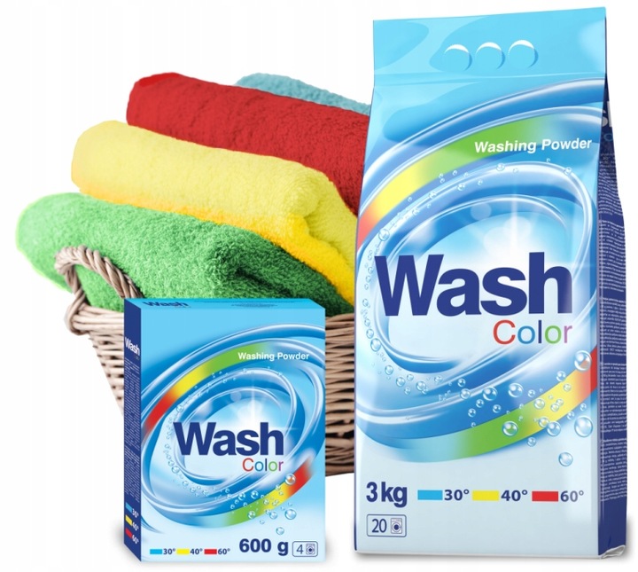 Proszek do prania kolorów Wash 10 kg 100 prań!!