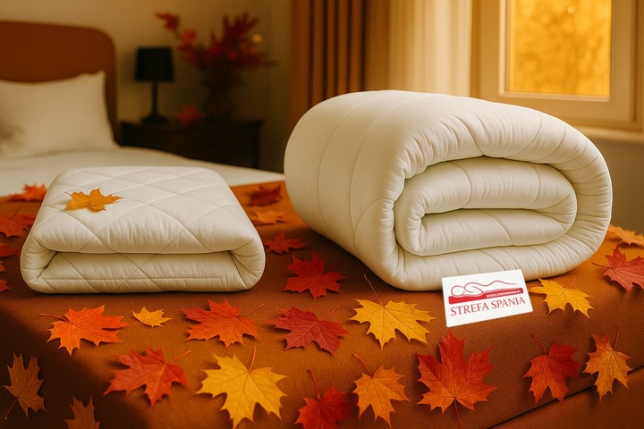 KOŁDRA 220X200 CIEPŁA CAŁOROCZNA JESIEŃ-ZIMA ANTYALERGICZNA POLSKA JAKOŚĆ