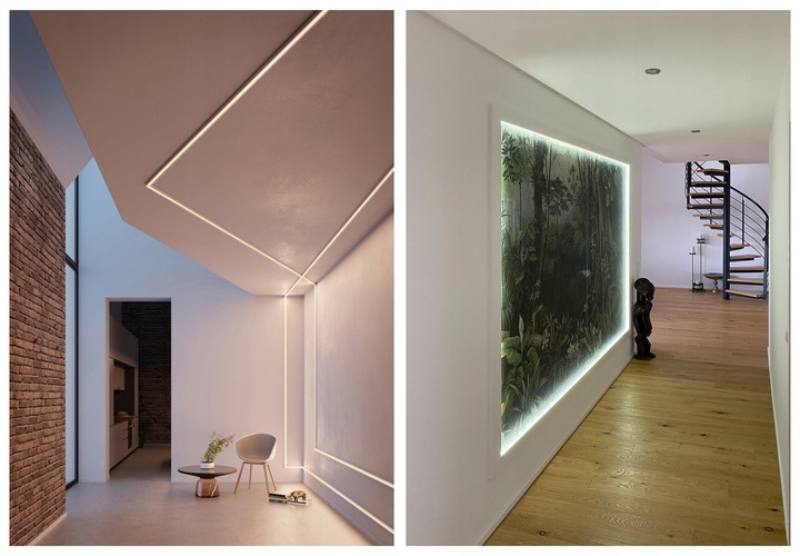 Profil LED Aluminiowy Do Płyt GK Gipsowych 20mm Wpuszczany Regips 2m