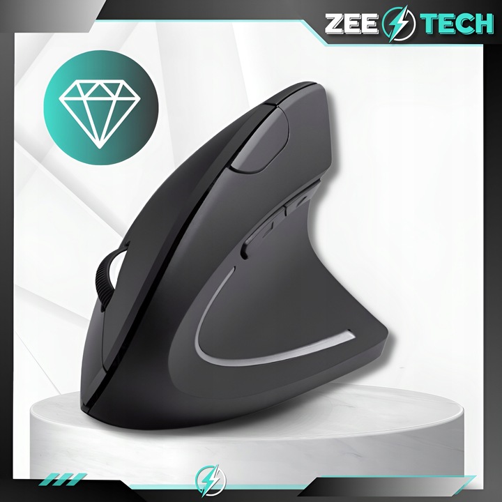 MYSZKA PIONOWA BEZPRZEWODOWA WERTYKALNA CICHA MYSZ DO KOMPUTERA LAPTOPA