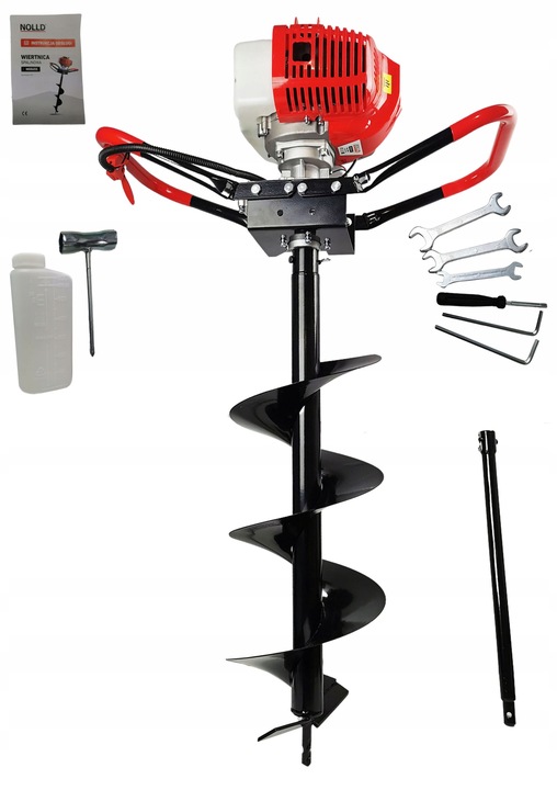 WIERTNICA GLEBOWA ŚWIDER SPALINOWY+ FI 25 CM + 50