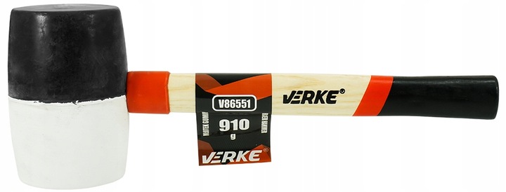 MŁOTEK GUMOWY BRUKARSKI BLACHARSKI DO KOSTKI BEZODRZUTOWY 910g FIBERGLASS